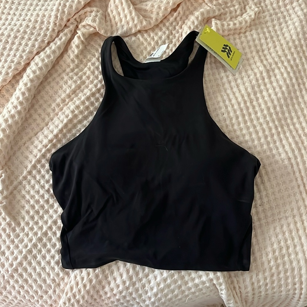 Black tank top